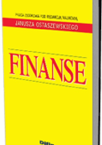 Okladka ksiazki finanse wydanie 3