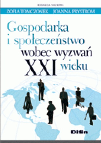 Okladka ksiazki gospodarka i spoleczenstwo wobec wyzwan xxi wieku