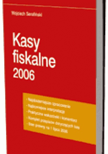 Okladka ksiazki kasy fiskalne 2006