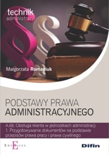 Okladka ksiazki podstawy prawa administracyjnego