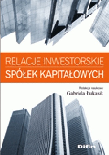 Okladka ksiazki relacje inwestorskie spolek kapitalowych