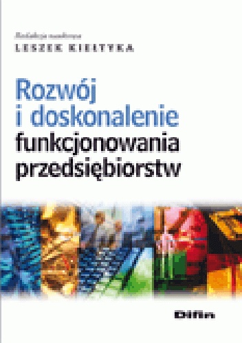 Okladka ksiazki rozwoj i doskonalenie funkcjonowania przedsiebiorstw