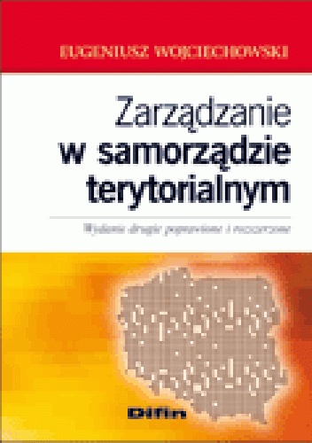 Okladka ksiazki zarzadzanie w samorzadzie terytorialnym