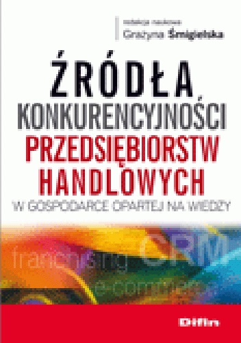 Okladka ksiazki zrodla konkurencyjnosci przedsiebiorstw handlowych w gospodarce opartej na wiedzy